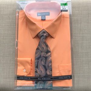 Men’s New Bill Robinson Dress shirt with Tie